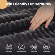 OVIOS 59" O-Shape Modular Couch, Plush Corduroy Fabric, No Assembly Required
