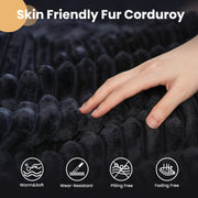 OVIOS 59" O-Shape Modular Couch, Plush Corduroy Fabric, No Assembly Required